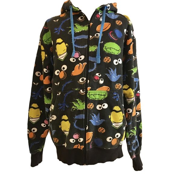 Sesame Street Other - Vintage Sesame Street Character Hoodie - Large